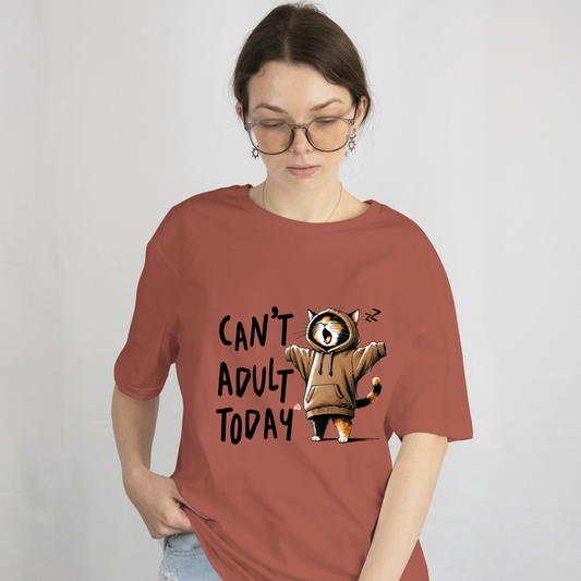 Not Adulting - Unisex Oversized T-Shirt