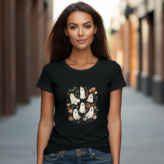 SPOOKY SWEET - Women Classic Crew T-Shirt