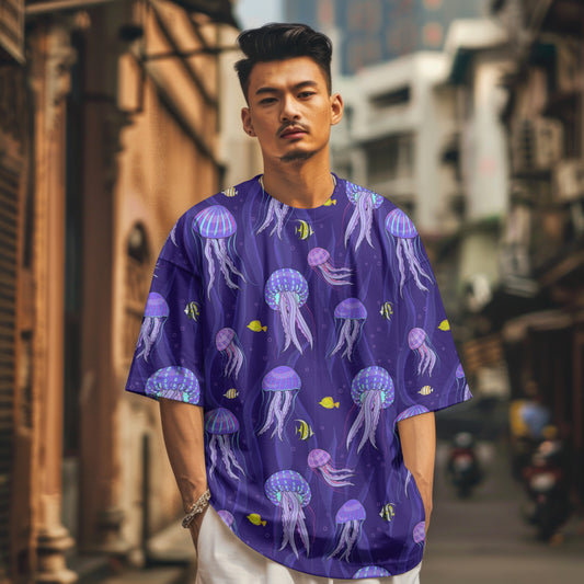 Jelly Glow - Oversized Unisex All Over Print T-Shirt