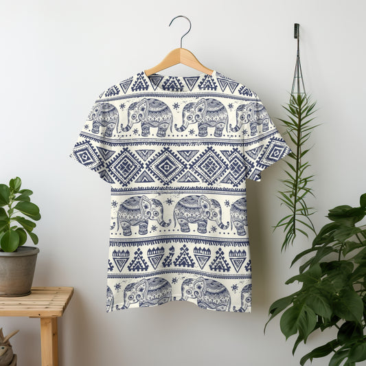 Ele Tribe - Oversized Unisex All Over Print T-Shirt